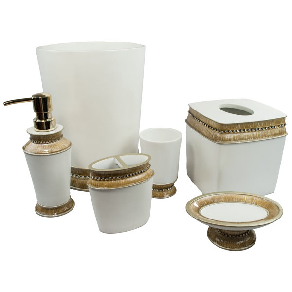 Sherry Kline Victoria Jewel 6Piece Bathroom Accessory Set & Reviews Wayfair